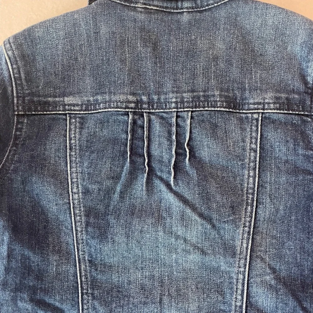 GapKids 1969 Girls Dark Wash Denim‎ Trucker Jacket Size L Large 527882-00